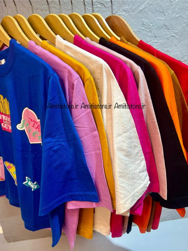 تیشرت نخی طرح فست فود 1487 - تصویر 10