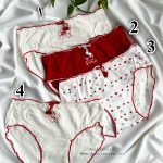 شورت نخی عروسکی قرمز لارج