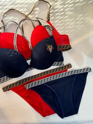ست سوتین اسفنجی ازجلوبازشو fendi