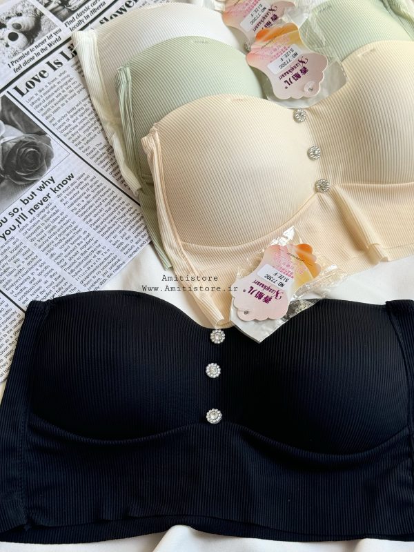 نیمتنه دکلته لیزری کاپدار کد 7730 - تصویر 4