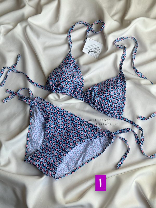 مایو دوتکه گره ای کد 909 - تصویر 2