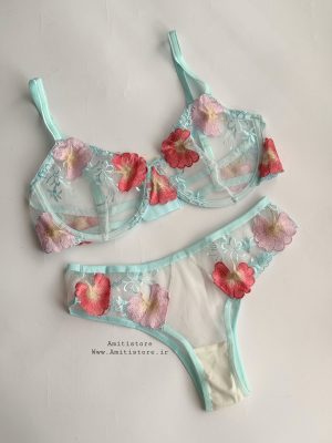 ست سوتین توری کد 88929 13 ست سوتین توری