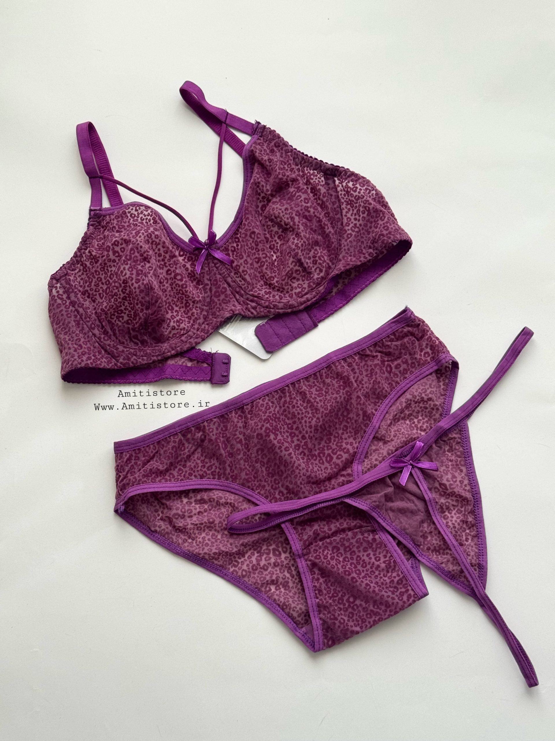 ست سوتین دو شورته طرح پلنگی کد 1368 6 ست سوتین دو شورته طرح پلنگی کد 1368 - تصویر 6