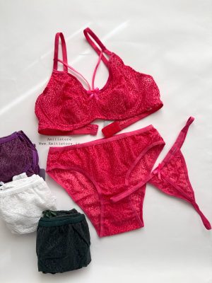 ست سوتین دو شورته طرح پلنگی کد 1368 12 IMG 5582