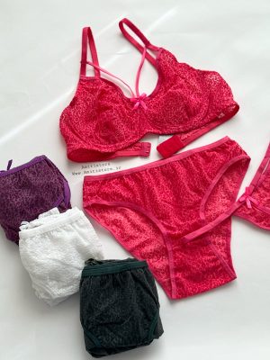 ست سوتین دو شورته طرح پلنگی کد 1368