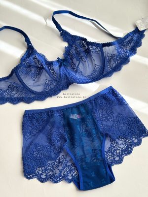 ست سوتین شورت جنیفری تمام دانتل کد 1166n