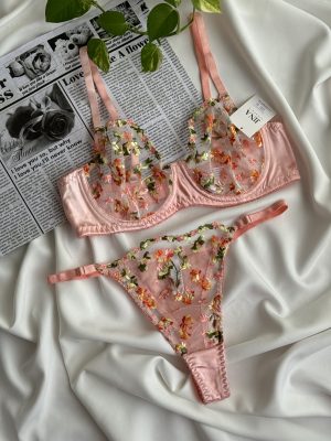 ست سوتین توری کد 1009 6 IMG 9058