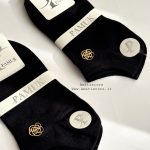 جوراب نخی مچی گل برجسته