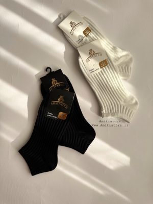 جوراب مچی نخی کبریتی کد 05011121 12 جوراب مچی نخی کبریتی