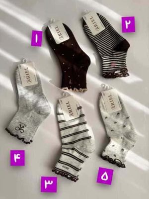 جوراب ساقدار نخی پاپیون کد 05070014