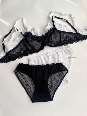 ست سوتین شورت تمام دانتل روی کوتاه کد 111n