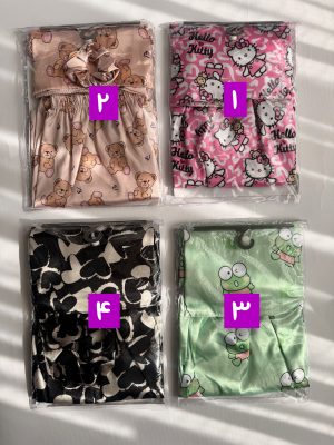 تاپ شورتک ساتن عروسکی کد 2042