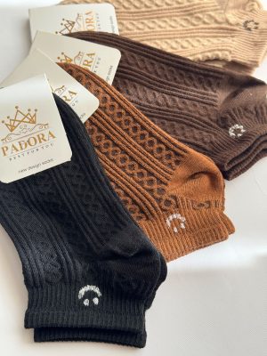 جوراب نخی مچی لبخند کد 05011126