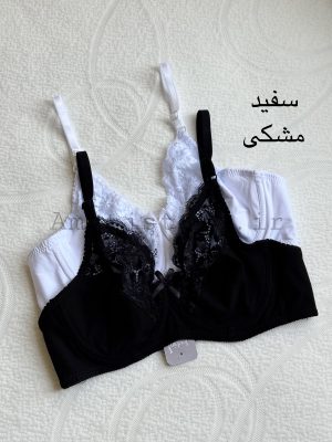 سوتین تک نخی دانتل رنگی کد ۲۰۸۸۰